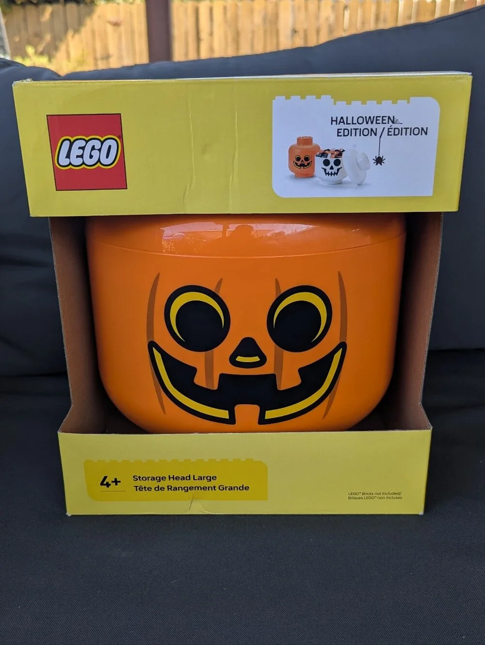 LEGO Halloween Large Pumpkin Storage Head